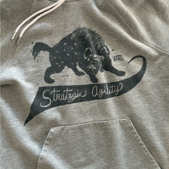 Vans Gray “Strategic Agility” with Soft Heathered Texture - Picture 2 of 4